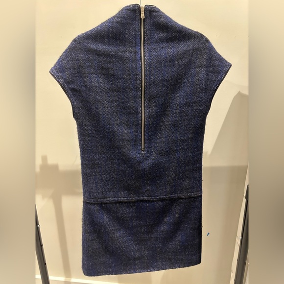 Marc by Marc Jacobs Tweed Funnel Neck Mini Dress, Size S - Picture 3 of 8